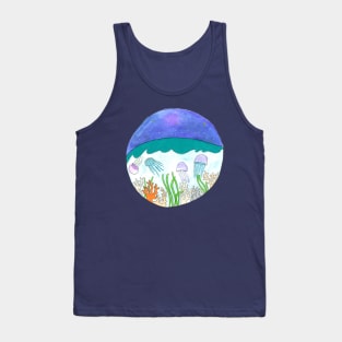 Jellyfish under the stars Tank Top